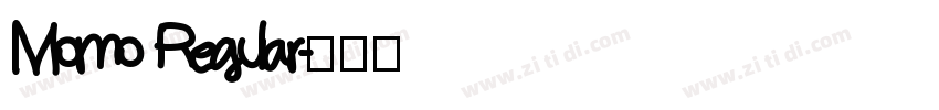 Momo Regular字体转换